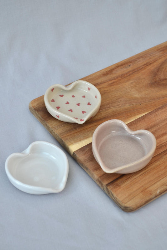 Heart trinket dish