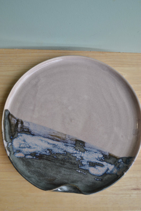 Charcoal blush dinner plate *second*