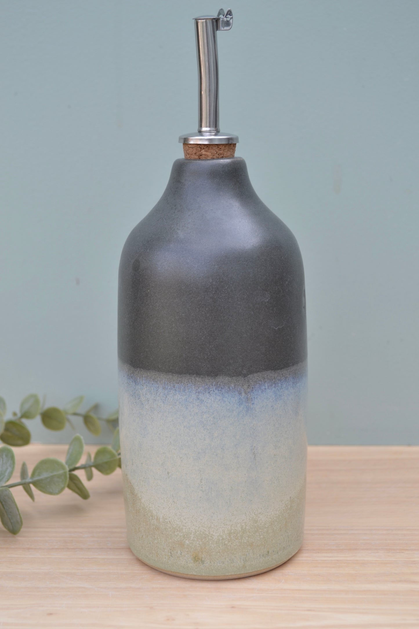 Oil Bottle- Charcoal and Apple Blossom