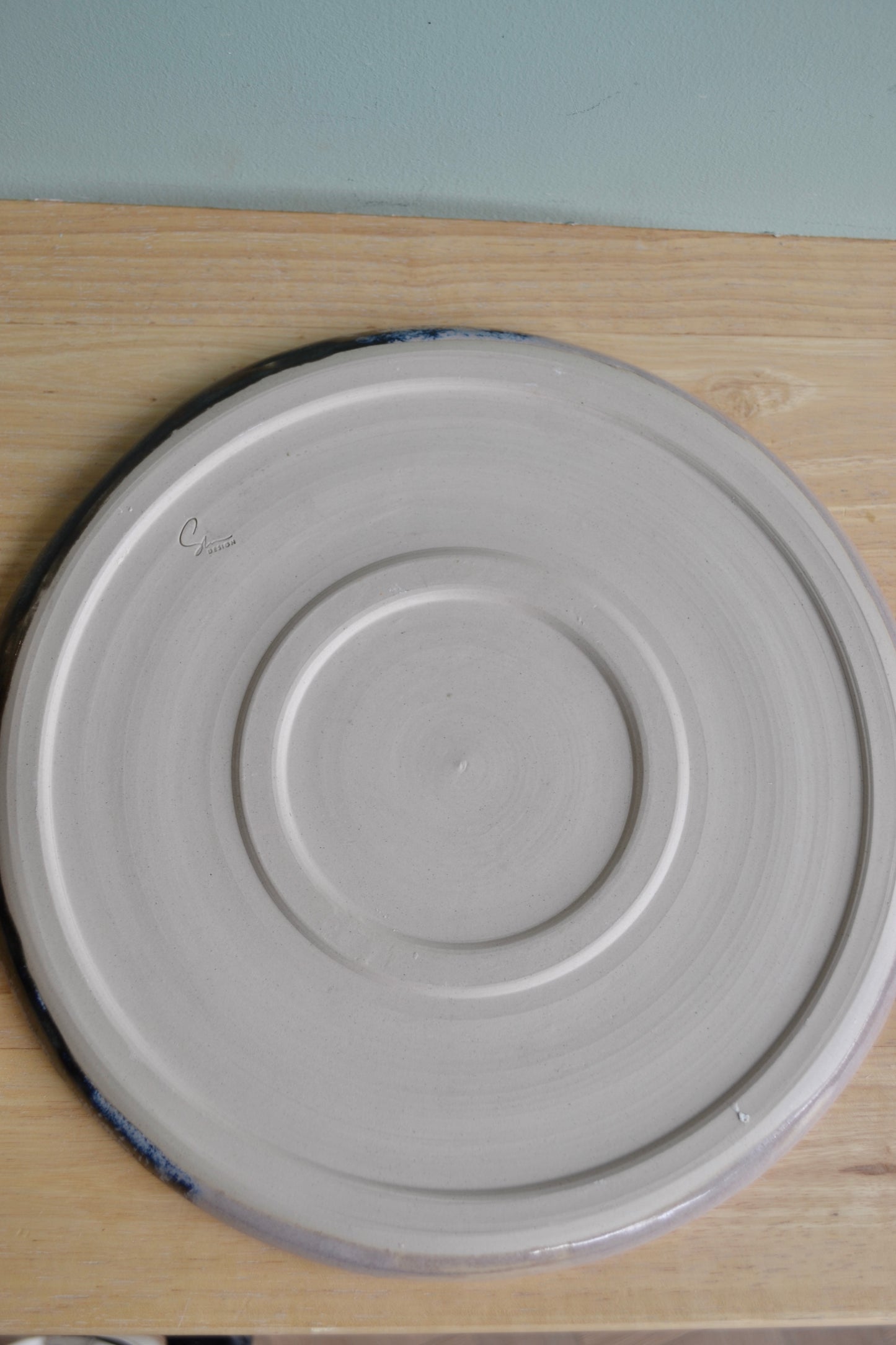 Charcoal blush dinner plate *second*