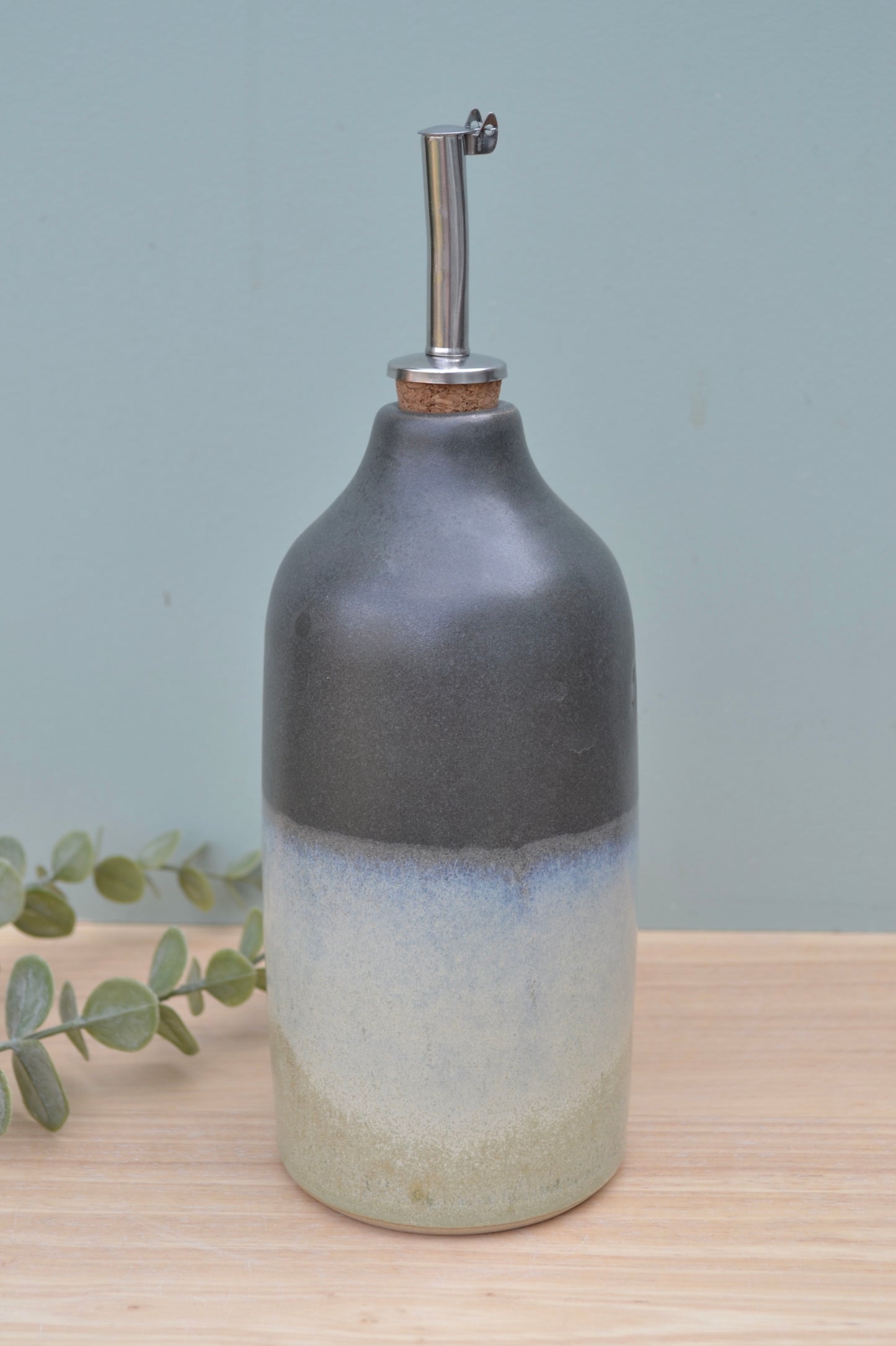 Oil Bottle- Charcoal and Apple Blossom
