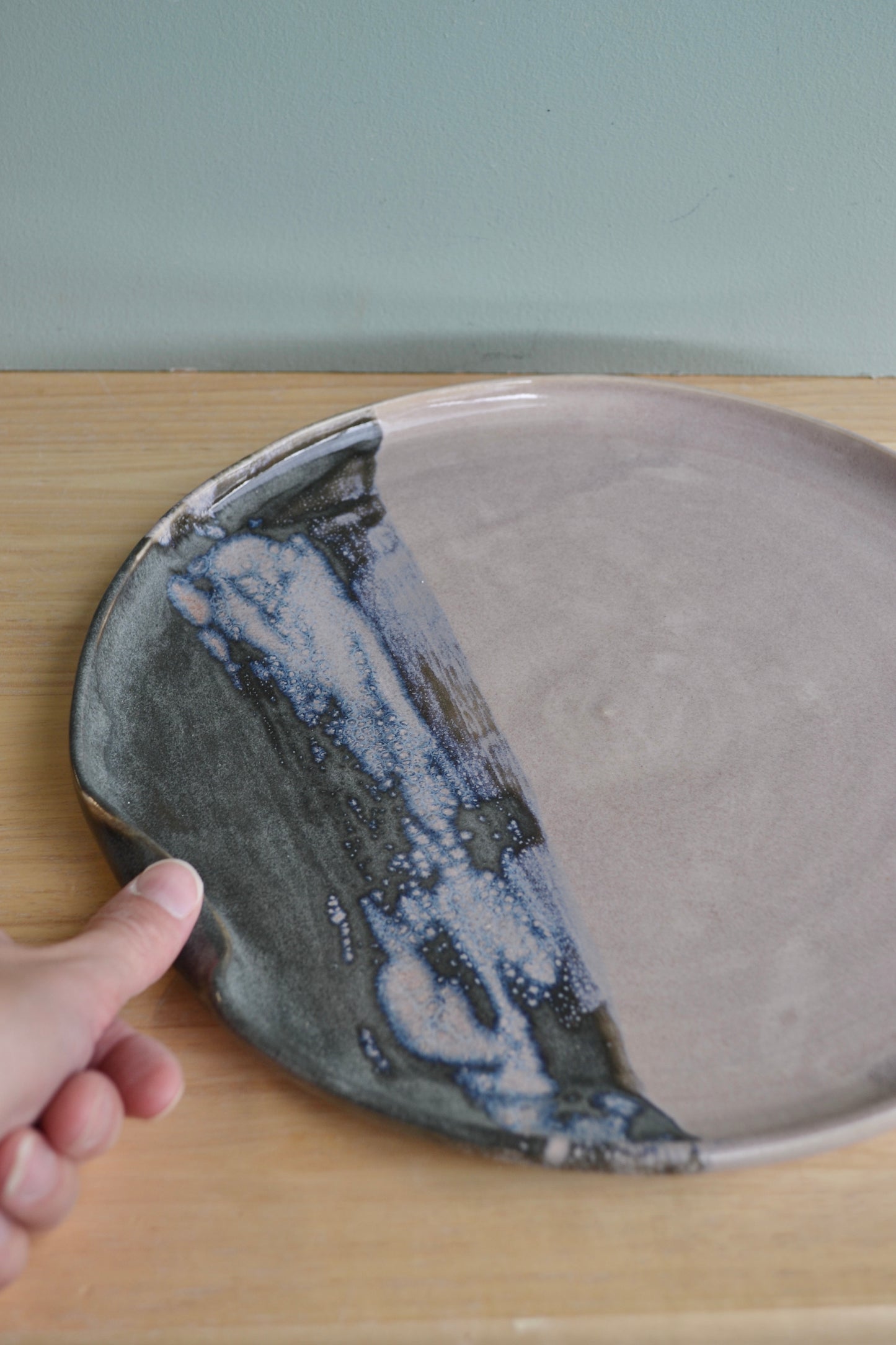 Charcoal blush dinner plate *second*