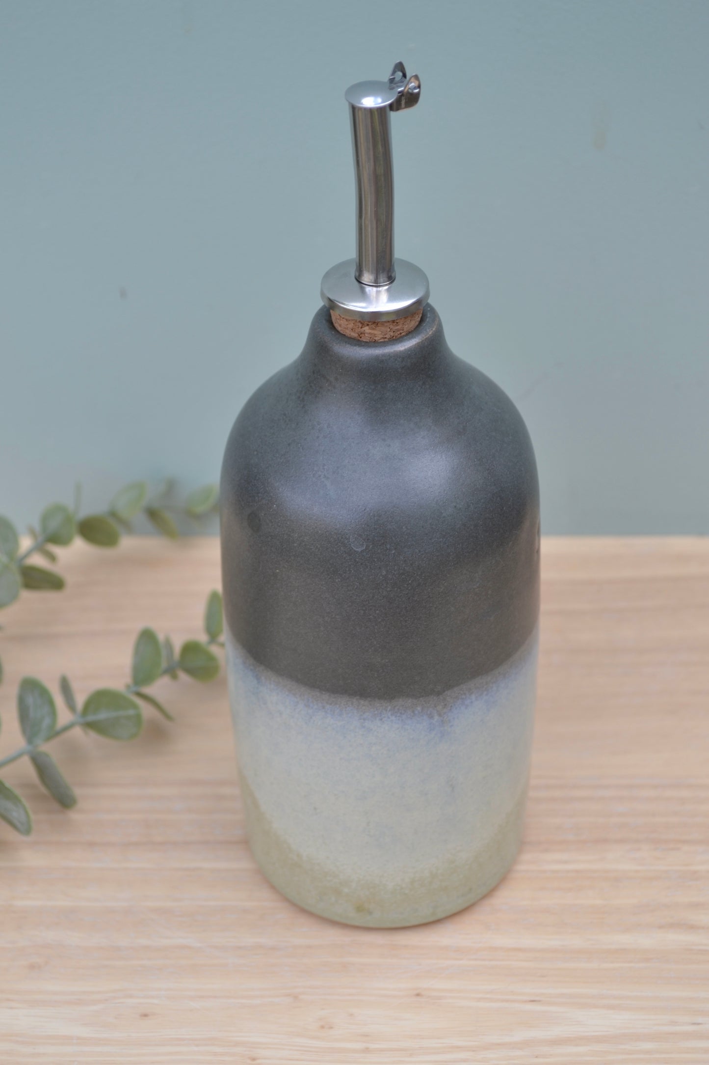 Oil Bottle- Charcoal and Apple Blossom