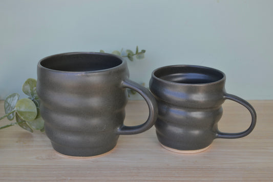 Spiral Mug- Charcoal