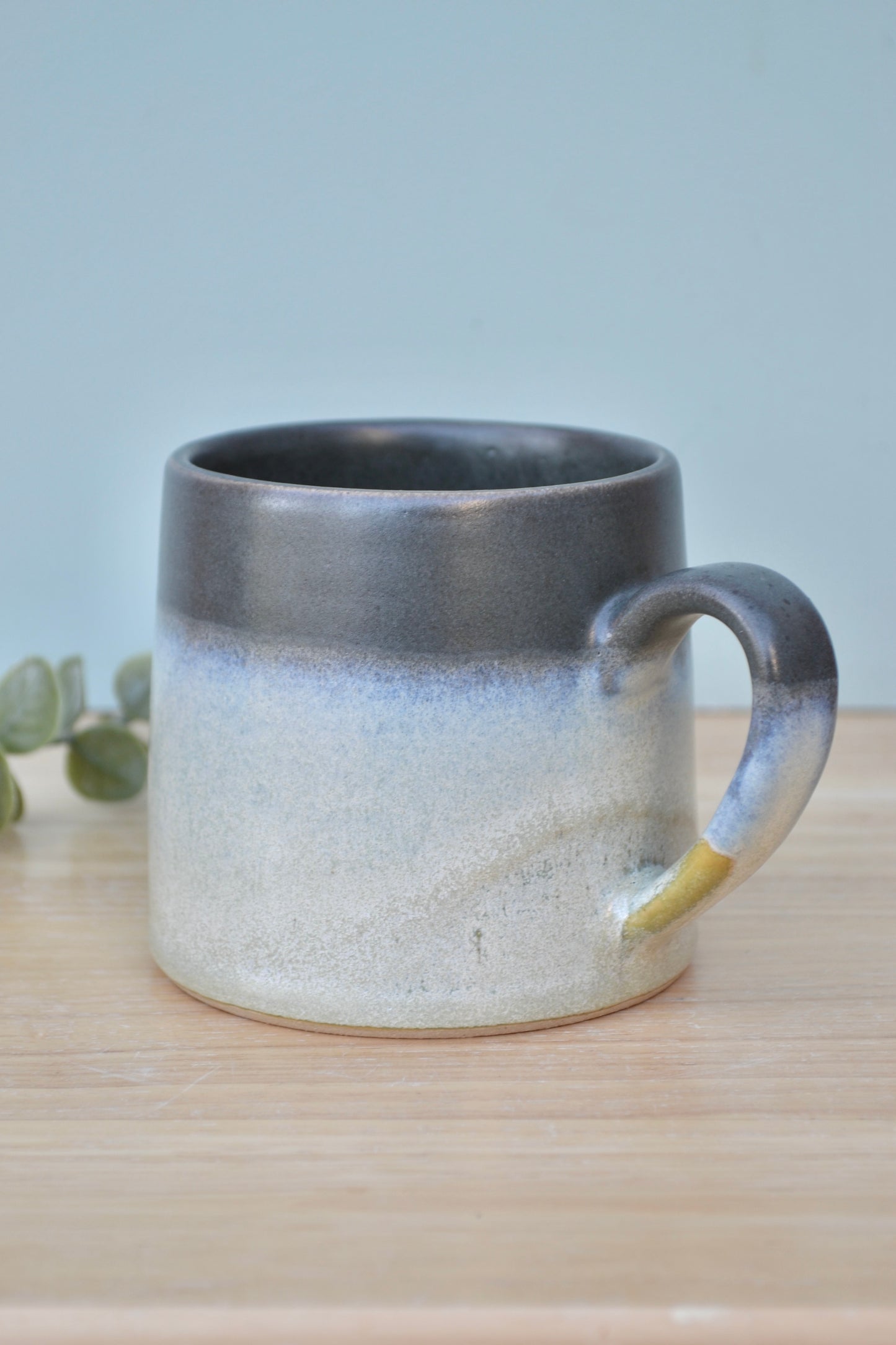 Mug- Charcoal and green