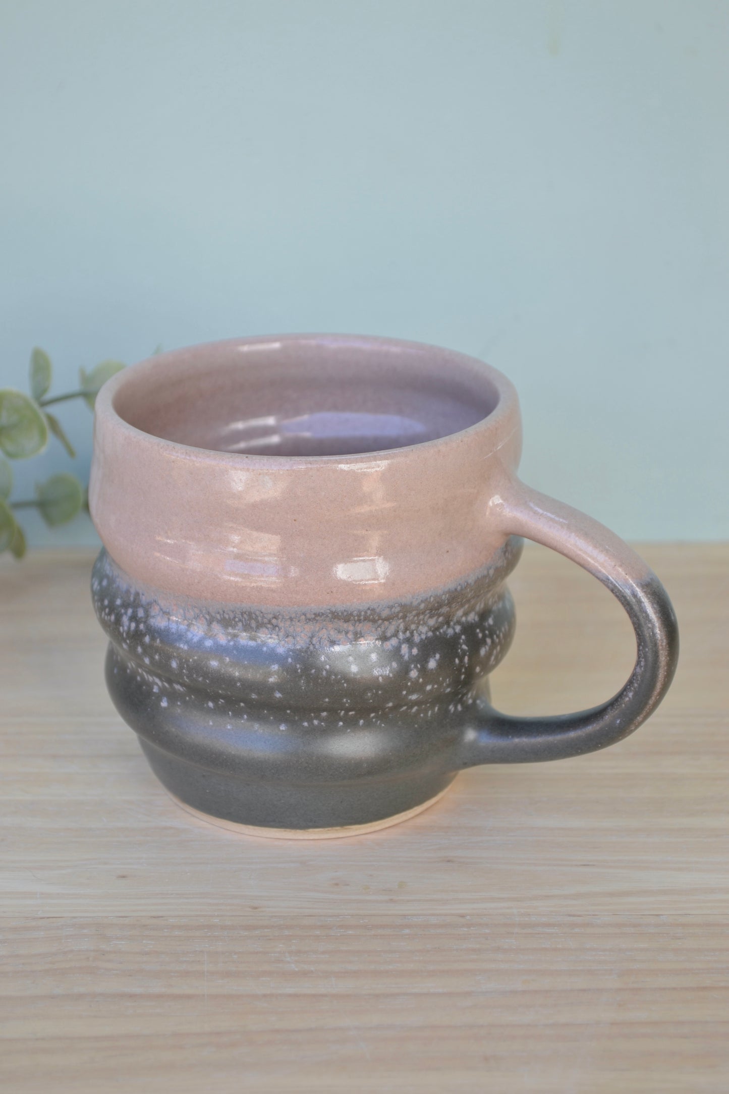 Spiral mug- Charcoal Blush