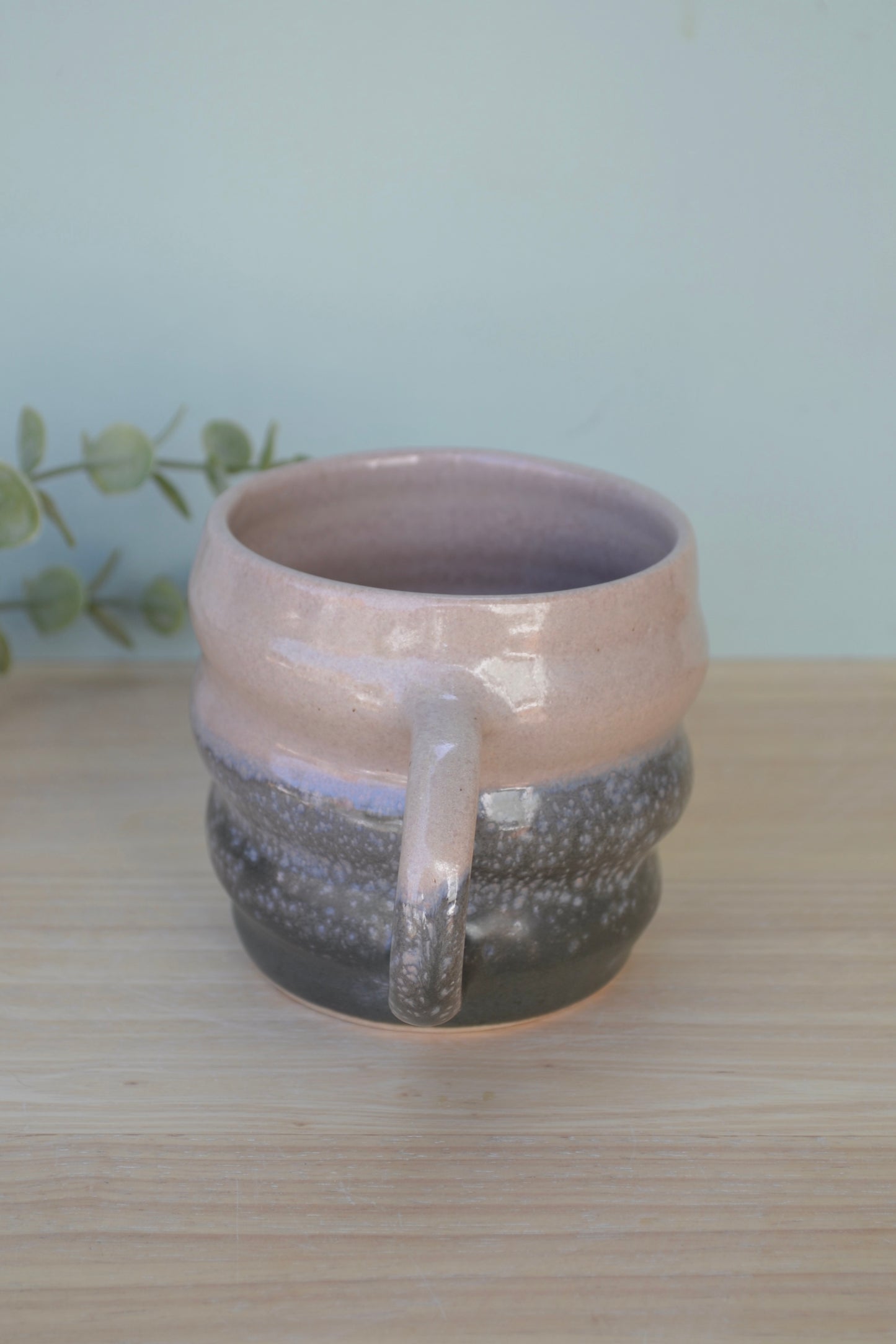 Spiral mug- Charcoal Blush