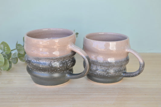 Spiral mug- Charcoal Blush