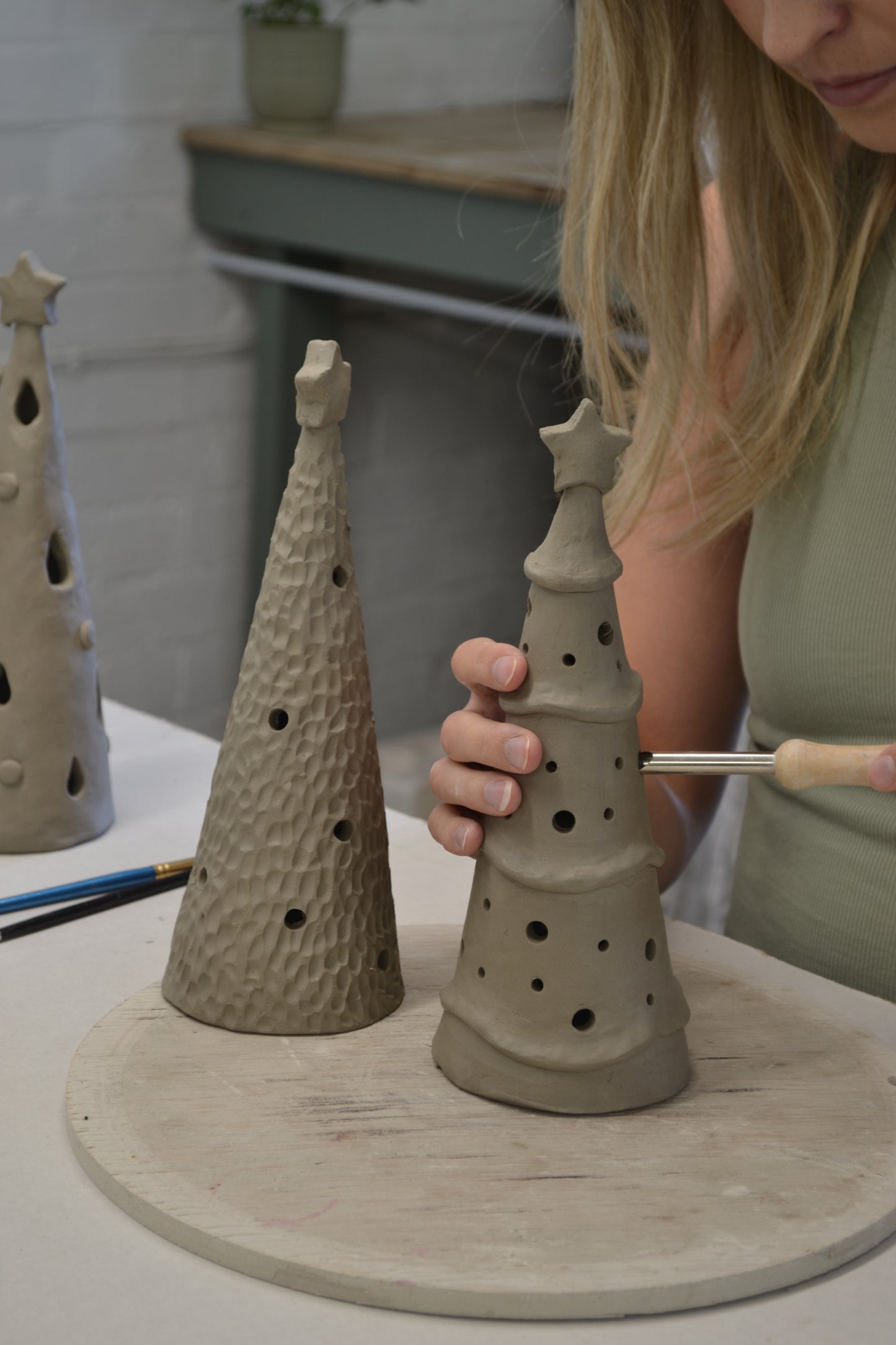 From Clay to Christmas Trees- Hand Built Christmas Tree Tea Light Workshop | Friday 14th November