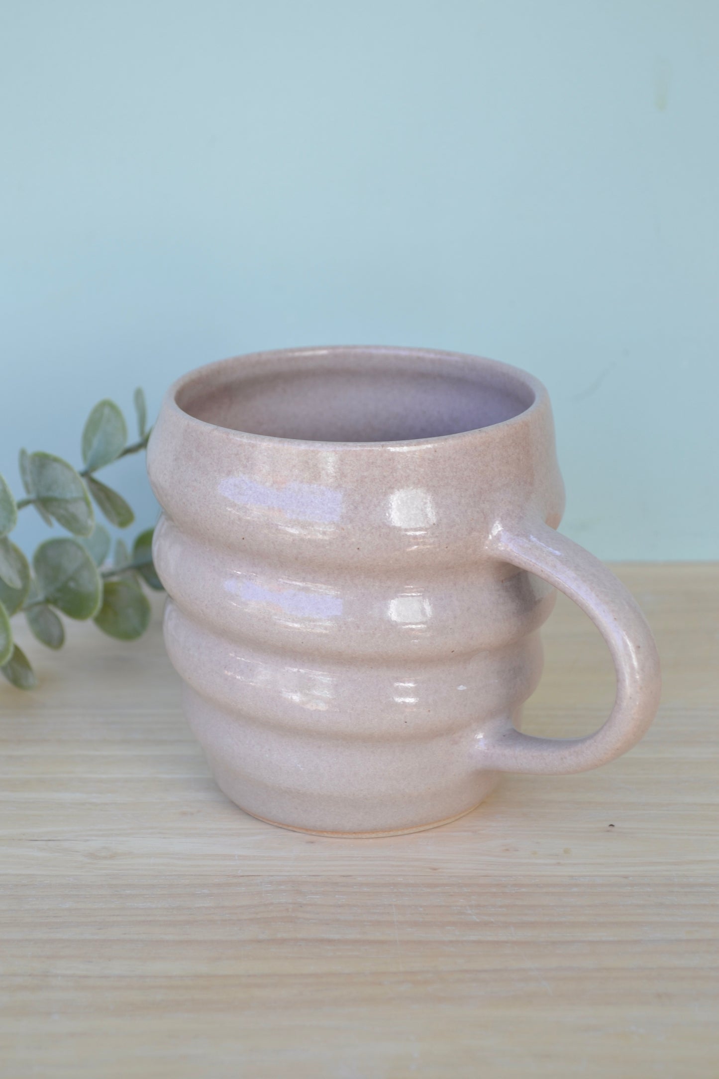 Spiral Mug- Dusty Pink