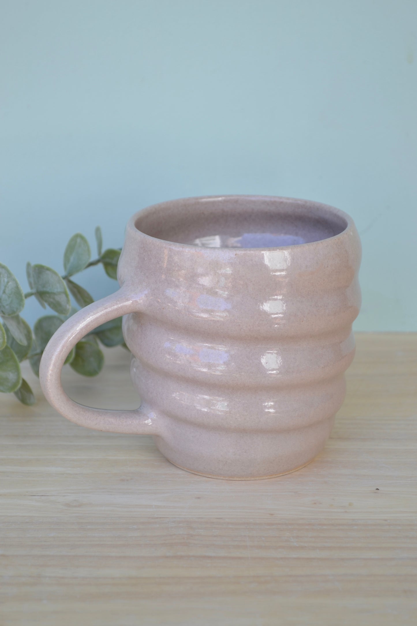 Spiral Mug- Dusty Pink