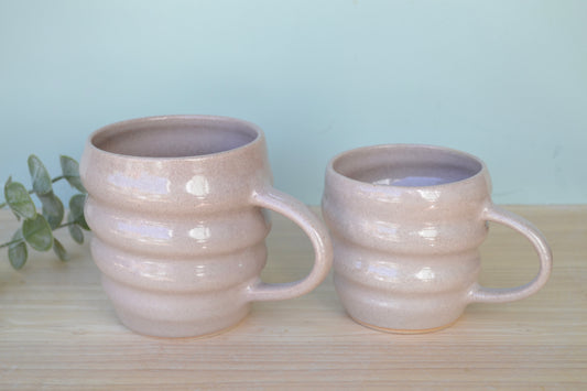 Spiral Mug- Dusty Pink