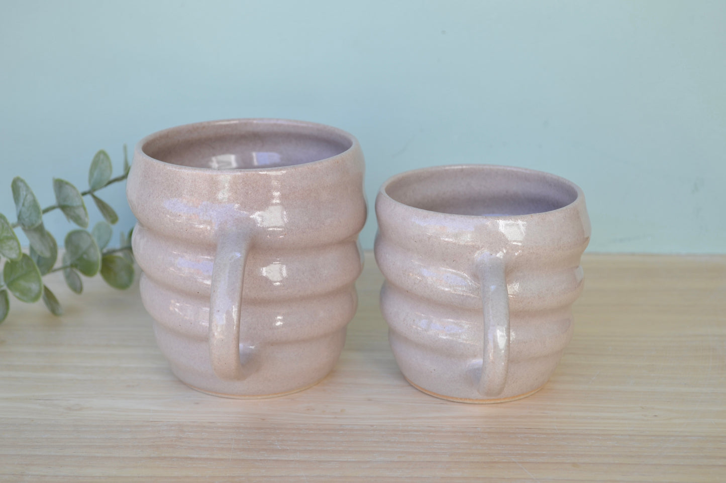 Spiral Mug- Dusty Pink