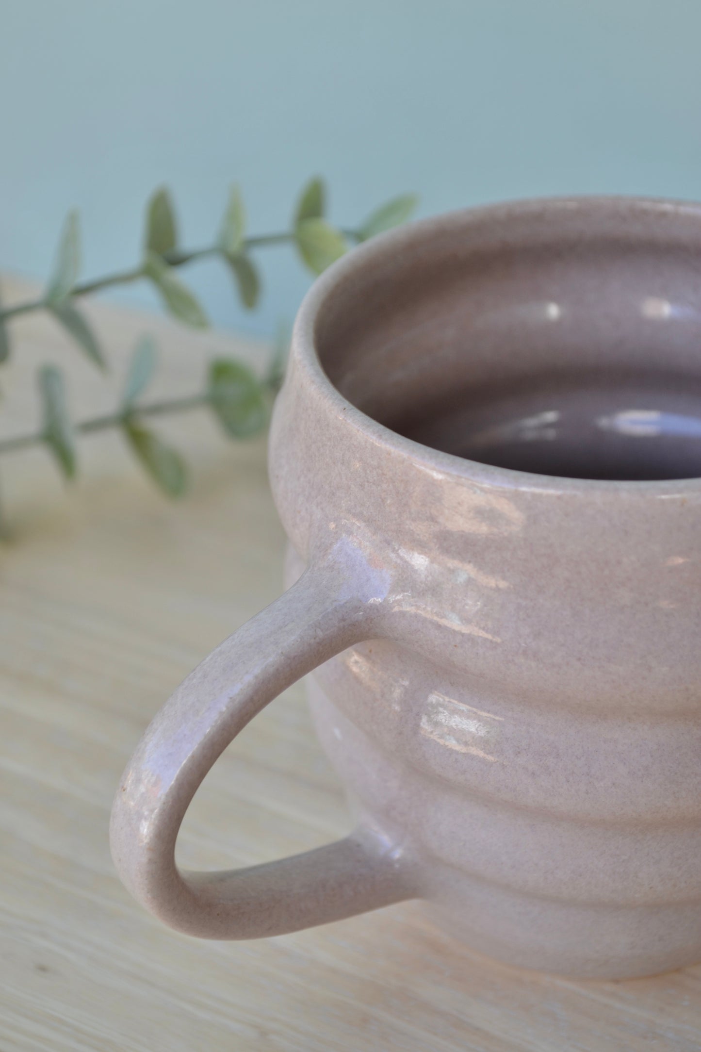 Spiral Mug- Dusty Pink