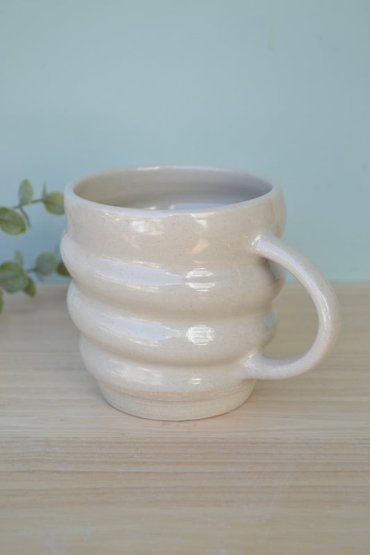 Spiral Mug- Cream