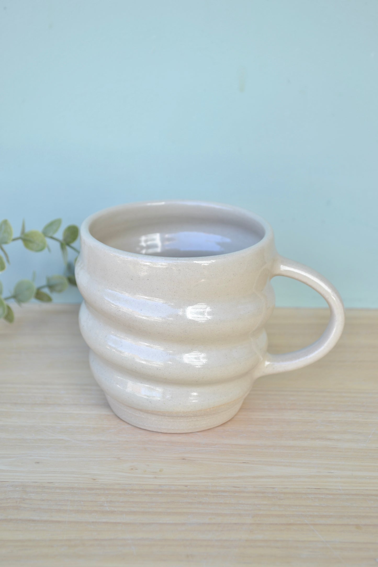 Spiral Mug- Cream