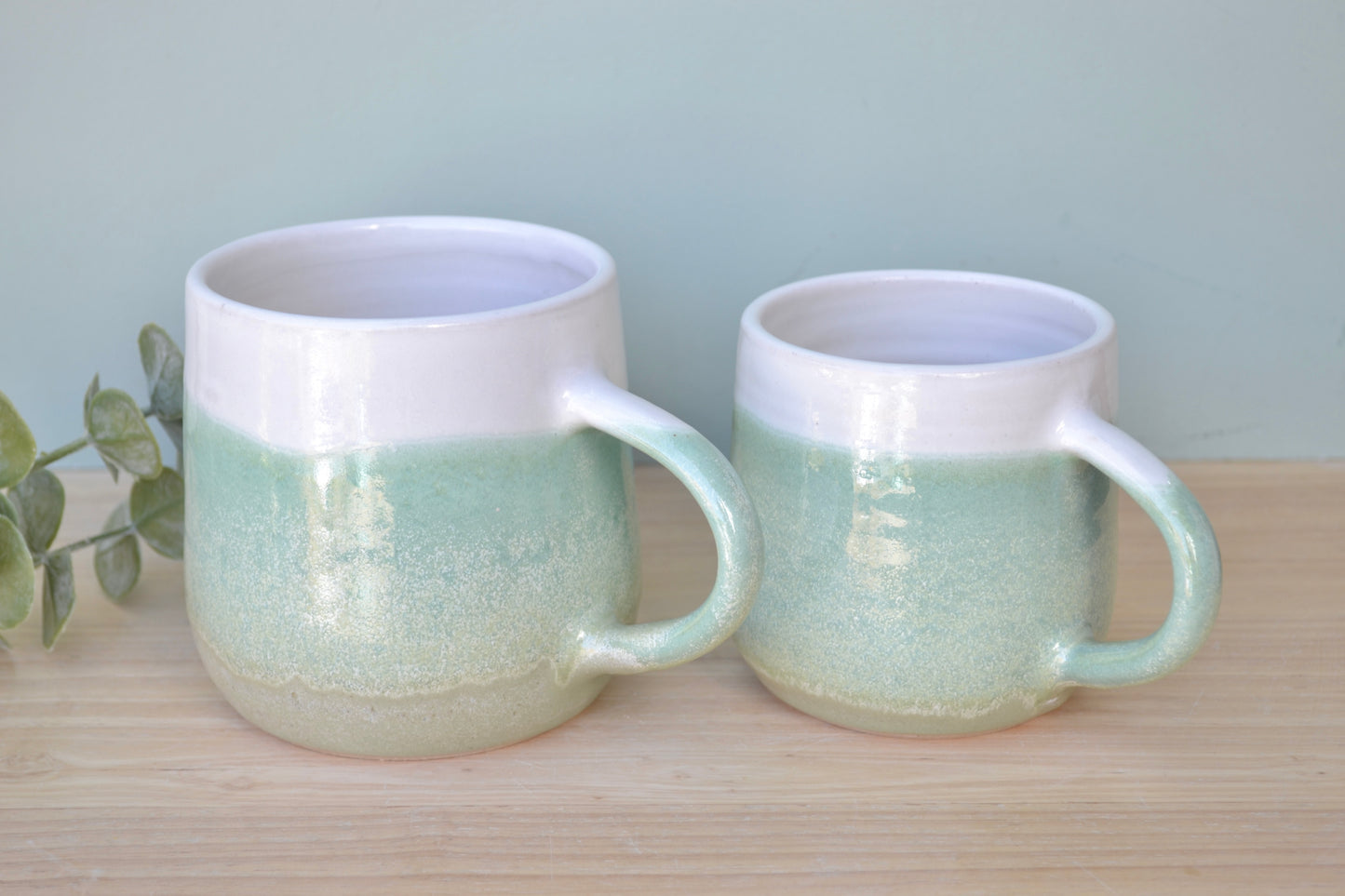 Mug- Apple Blossom and White