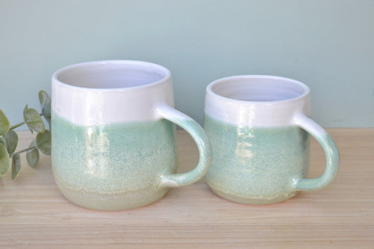 Mug- Apple Blossom and White