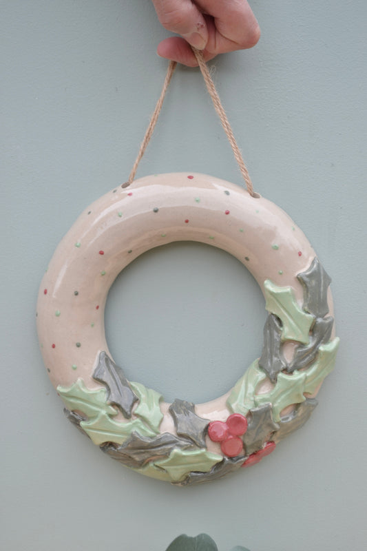From Clay to Christmas Decor- Hand Built Ceramic Christmas Wreath Workshop | Saturday 6th December