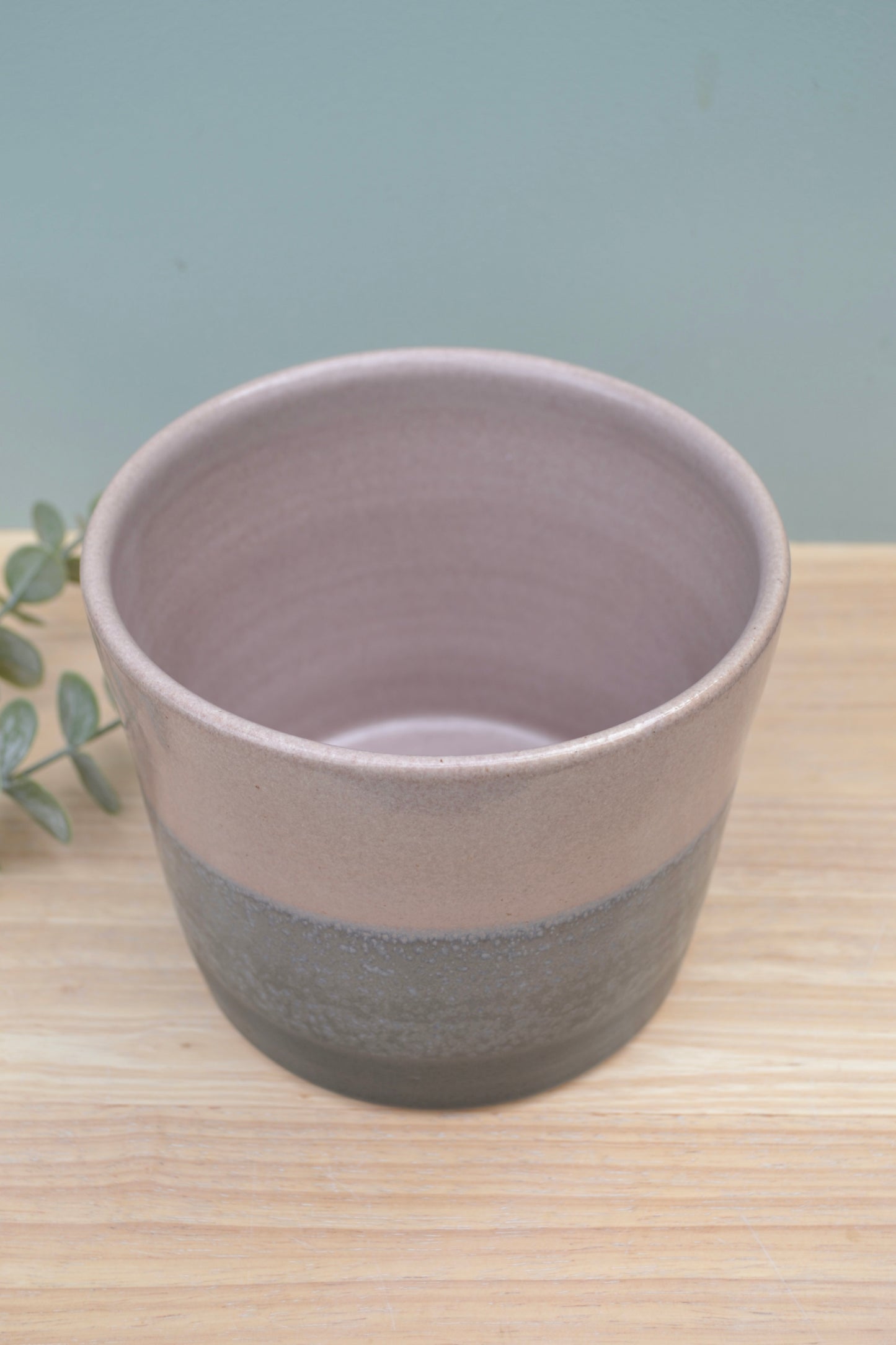 Tapered Plant Pot- Charcoal Blush