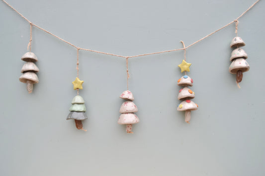 From Clay to Christmas trees- Pinch Pot Christmas Tree Garland Workshop | Thursday 11th December