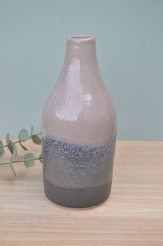 Bottle Vase - Charcoal Blush