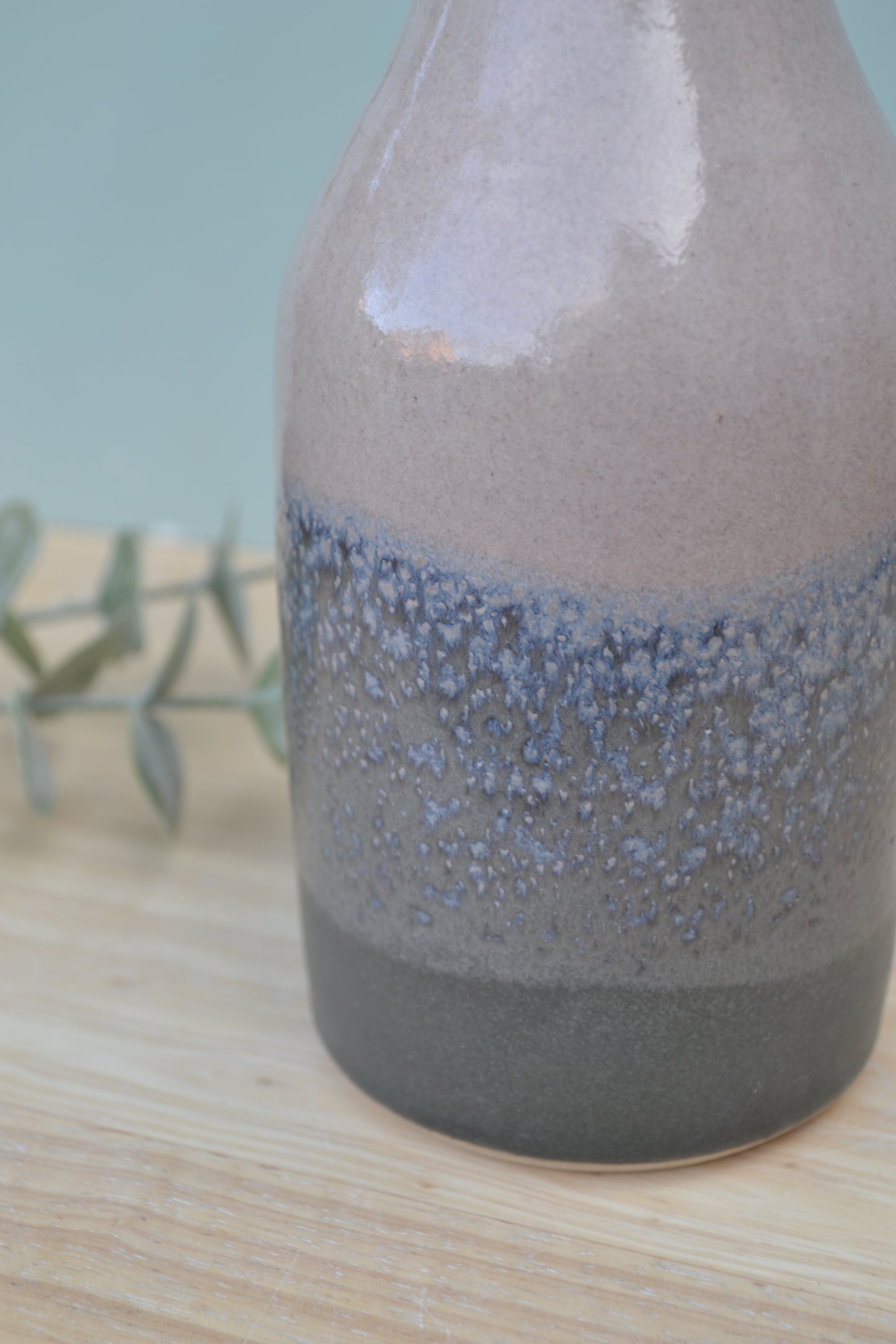 Bottle Vase - Charcoal Blush