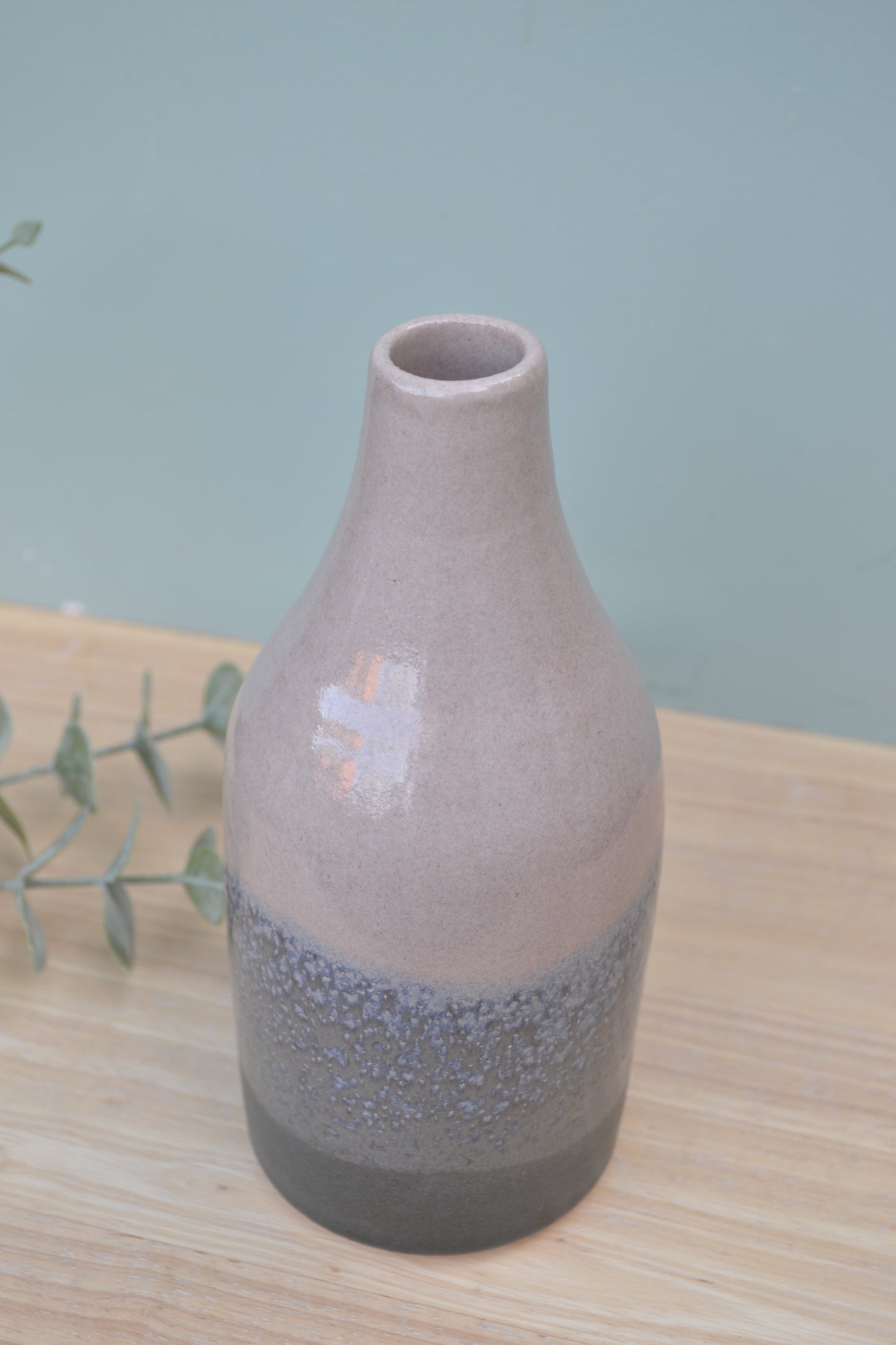 Bottle Vase - Charcoal Blush