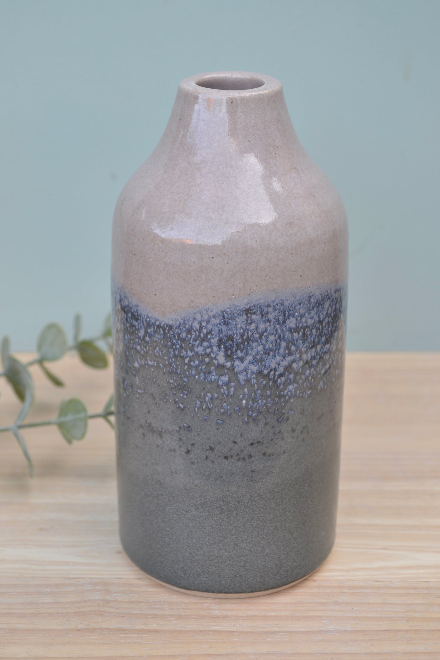Bottle Vase- Charcoal Blush