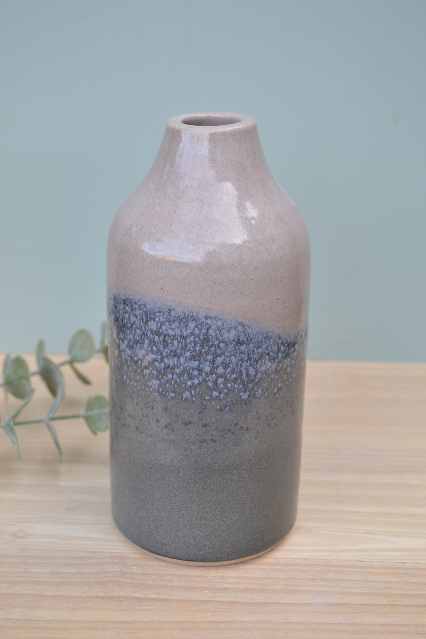 Bottle Vase- Charcoal Blush