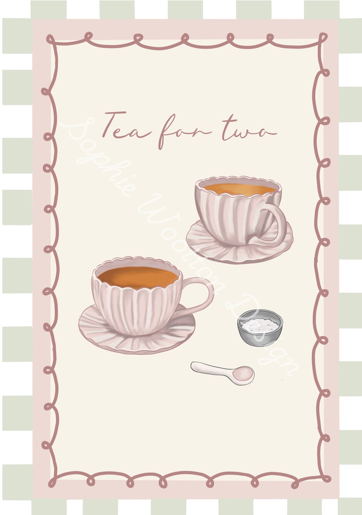 'Tea for Two' Unframed Print