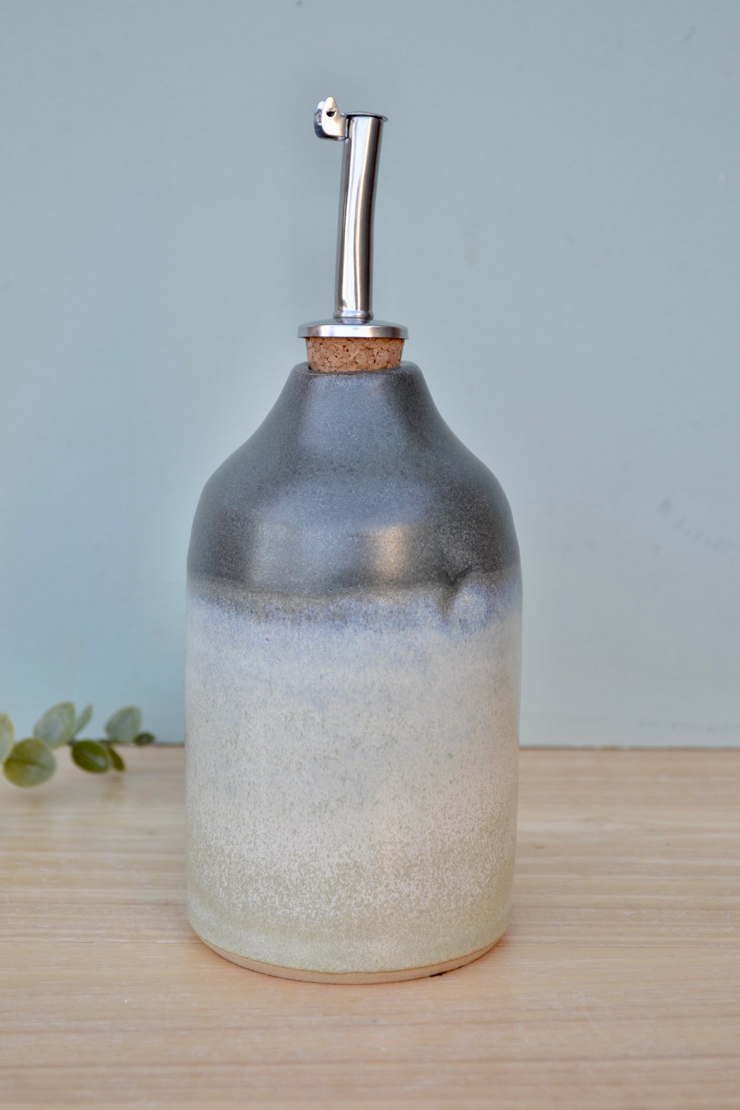 Oil bottle small- Charcoal and Apple Blossom