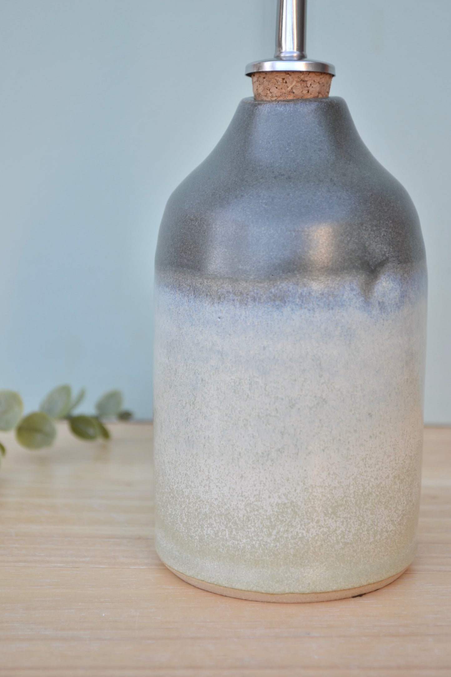 Oil bottle small- Charcoal and Apple Blossom