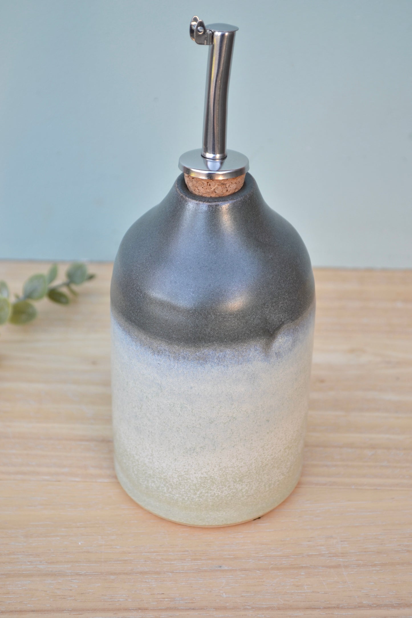 Oil bottle small- Charcoal and Apple Blossom