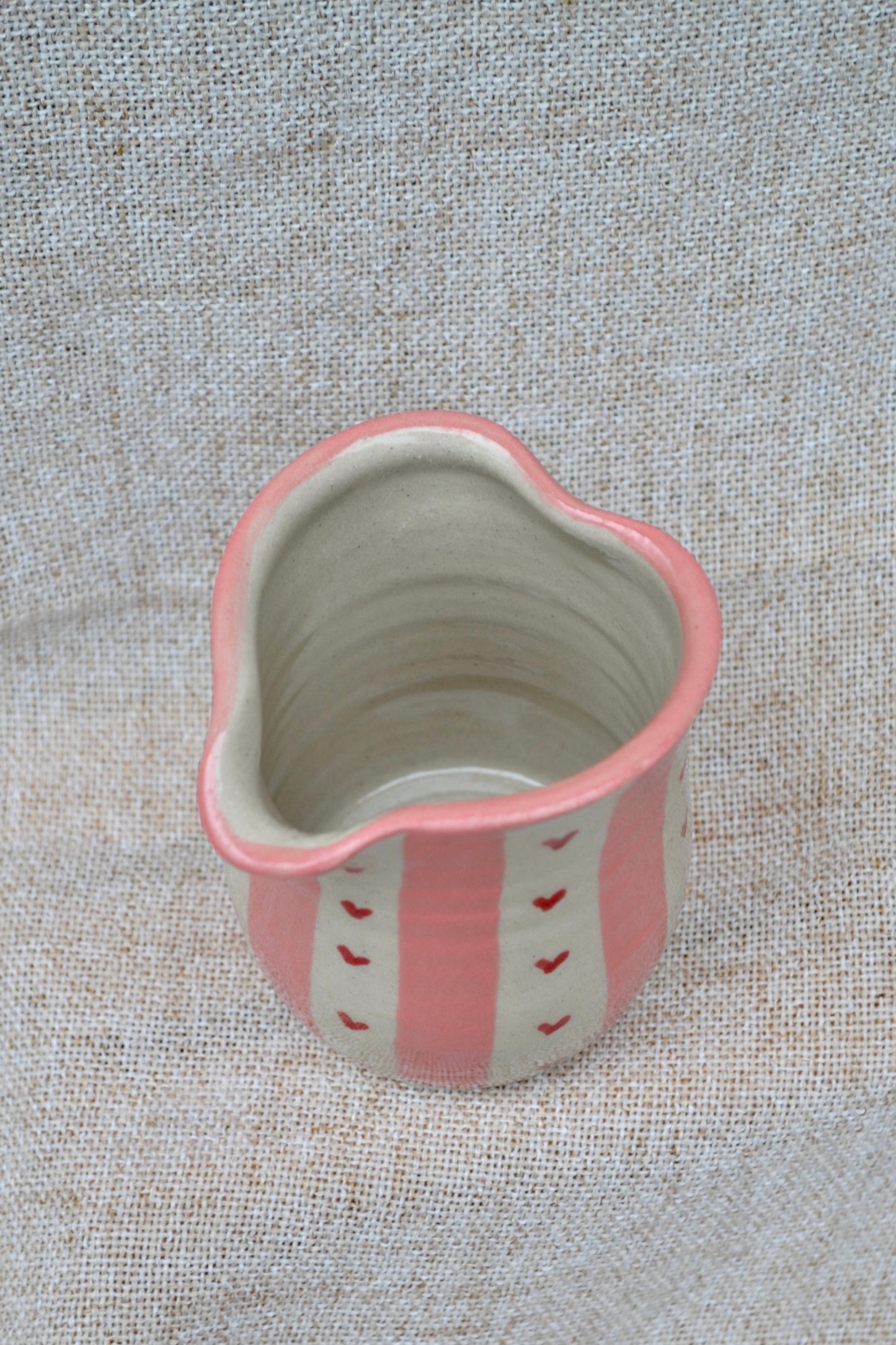 *Pre-Order* Milk Jug- Valentines stripe