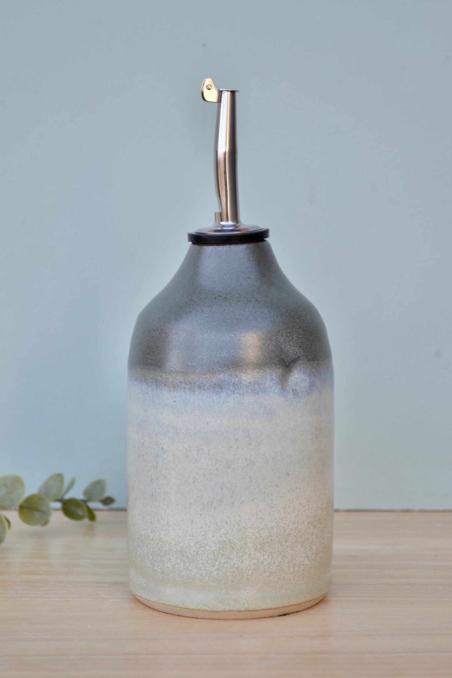 Oil bottle small- Charcoal and Apple Blossom