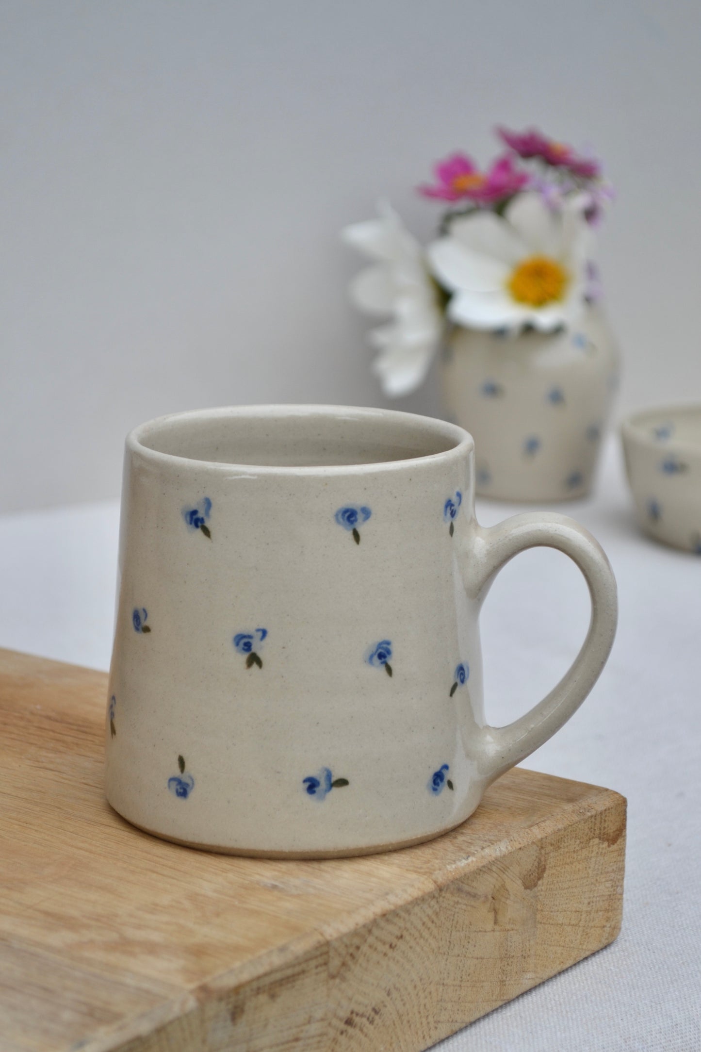 Mug- Blue Floral