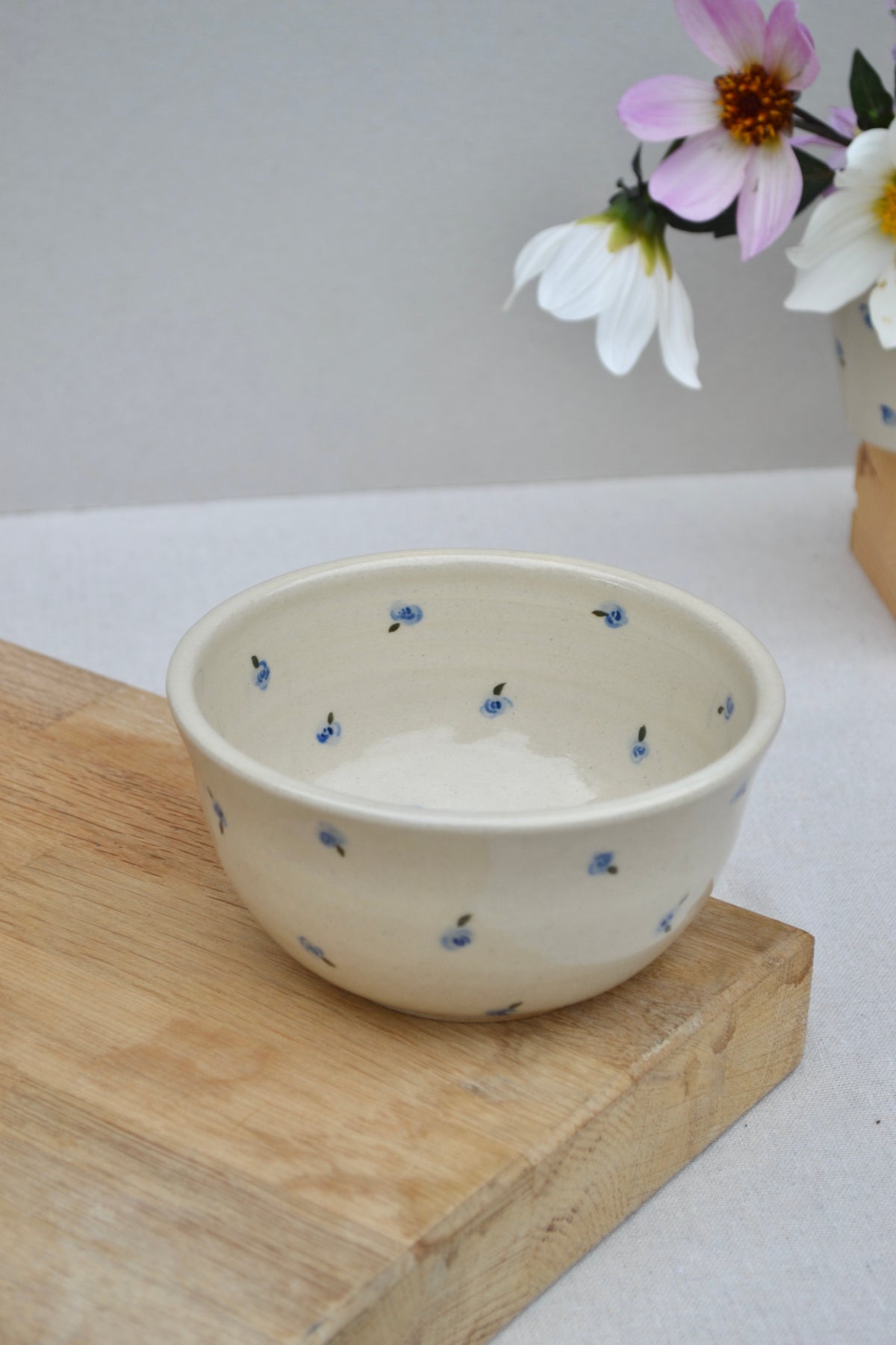 Cereal Bowl- Blue Floral