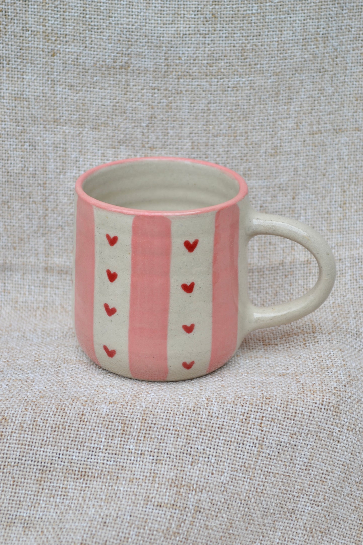 *Pre Order* Espresso Cup- Valentines Stripe