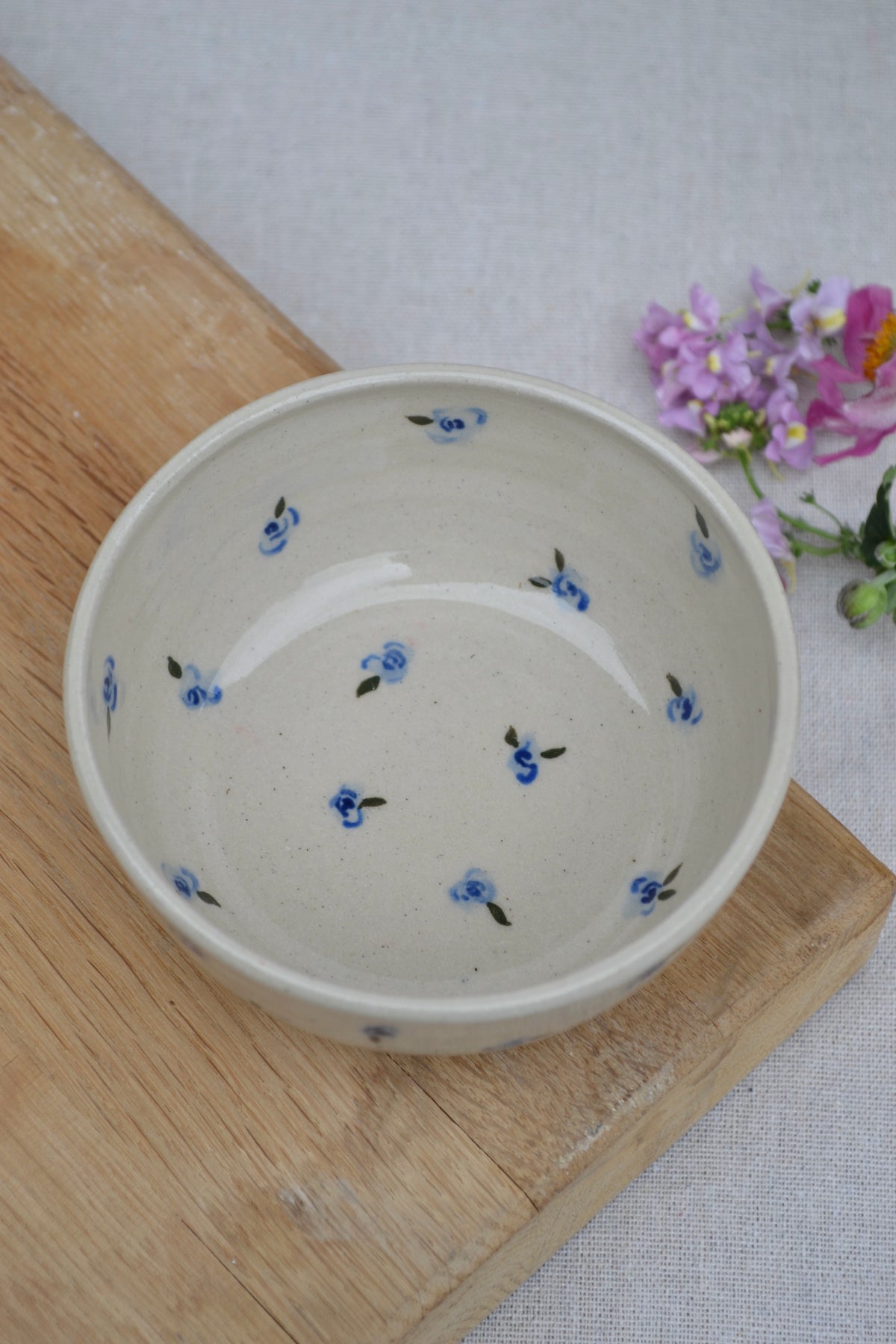 Dipping Bowl- Blue Floral