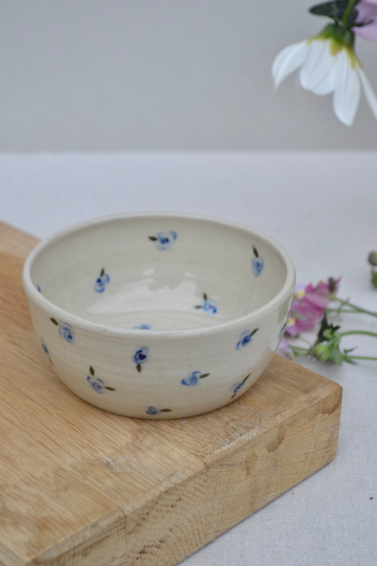 Dipping Bowl- Blue Floral