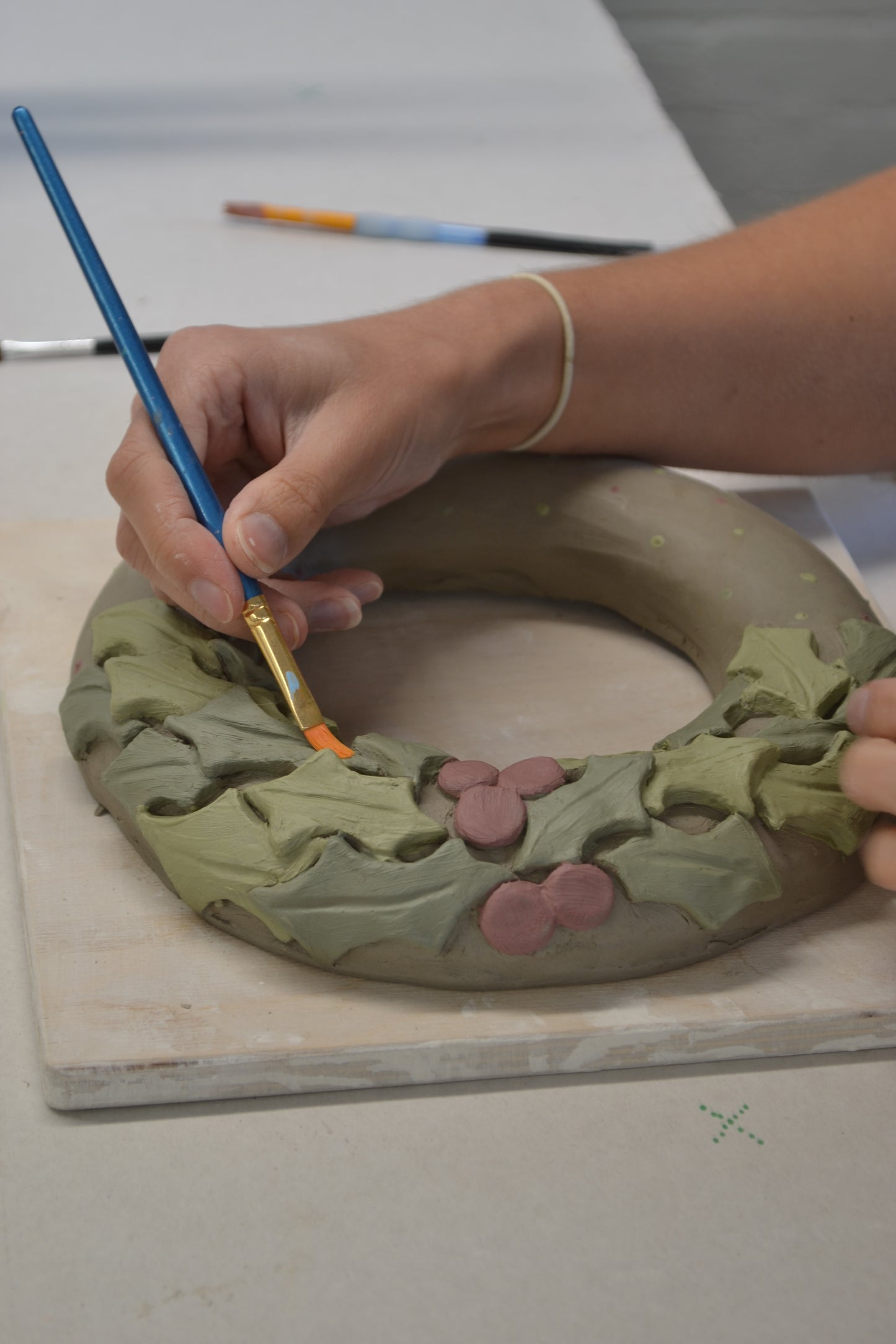 From Clay to Christmas Decor- Hand Built Ceramic Christmas Wreath Workshop | Saturday 6th December