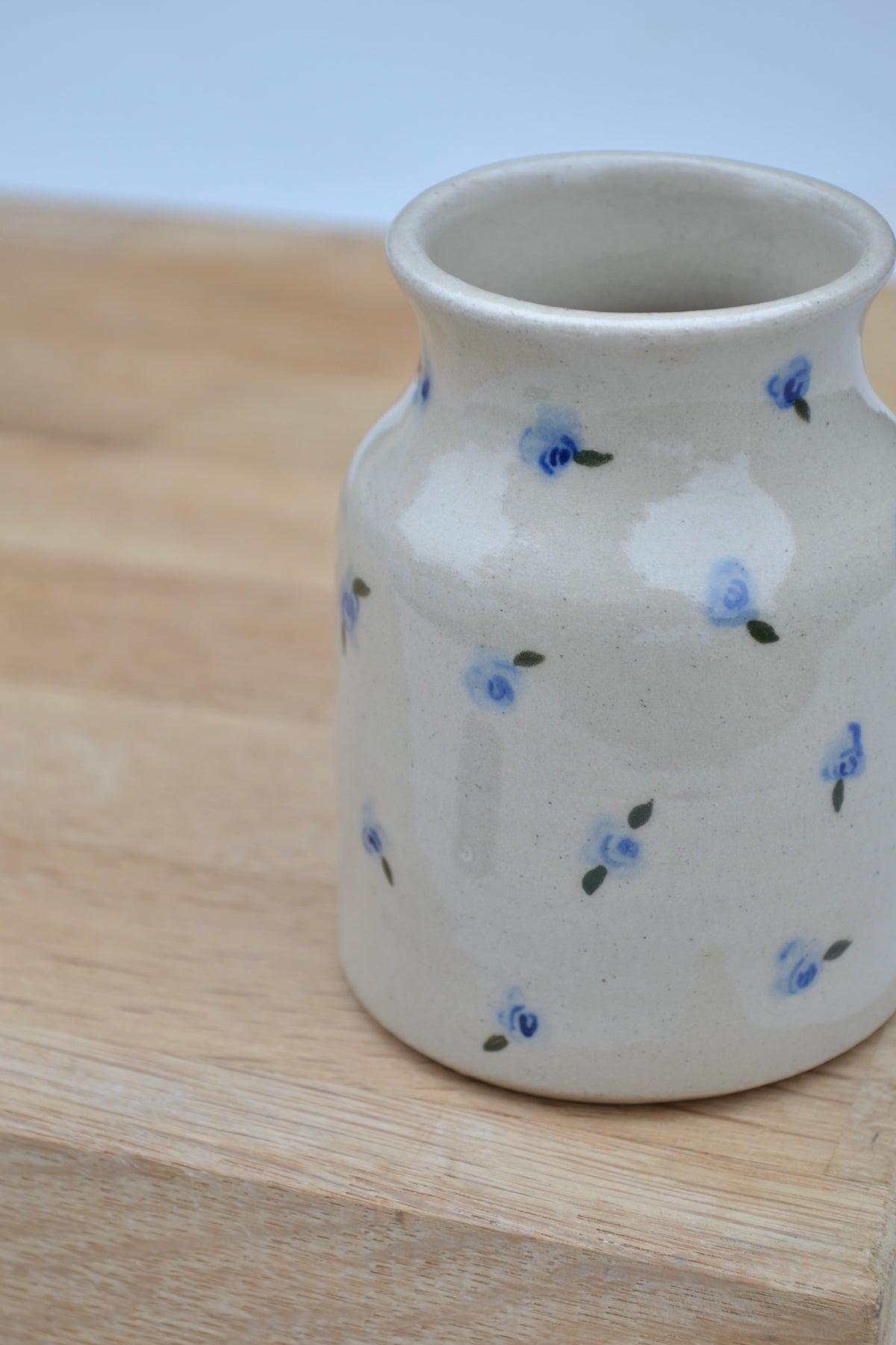 Bud Vase- Blue Floral