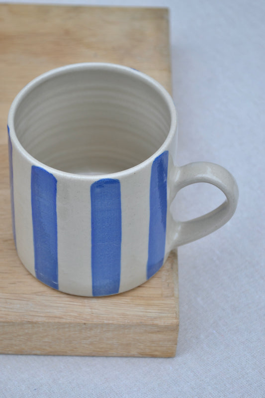 Large Mug- Blue Stripe