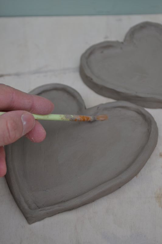 Sip & Shape: Pair of Heart Trinket Dishes| Wednesday 11th February