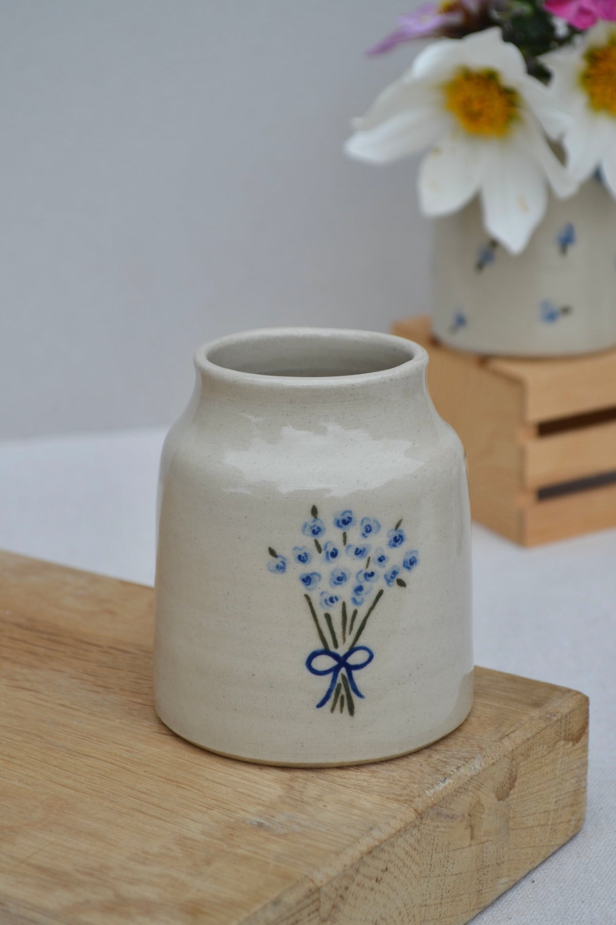 Bud Vase- Blue Bouquet