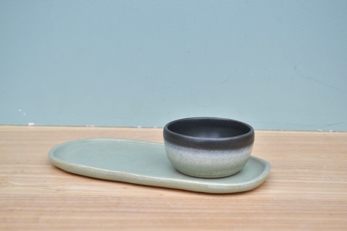 Oval Plate and Bowl Gift Set