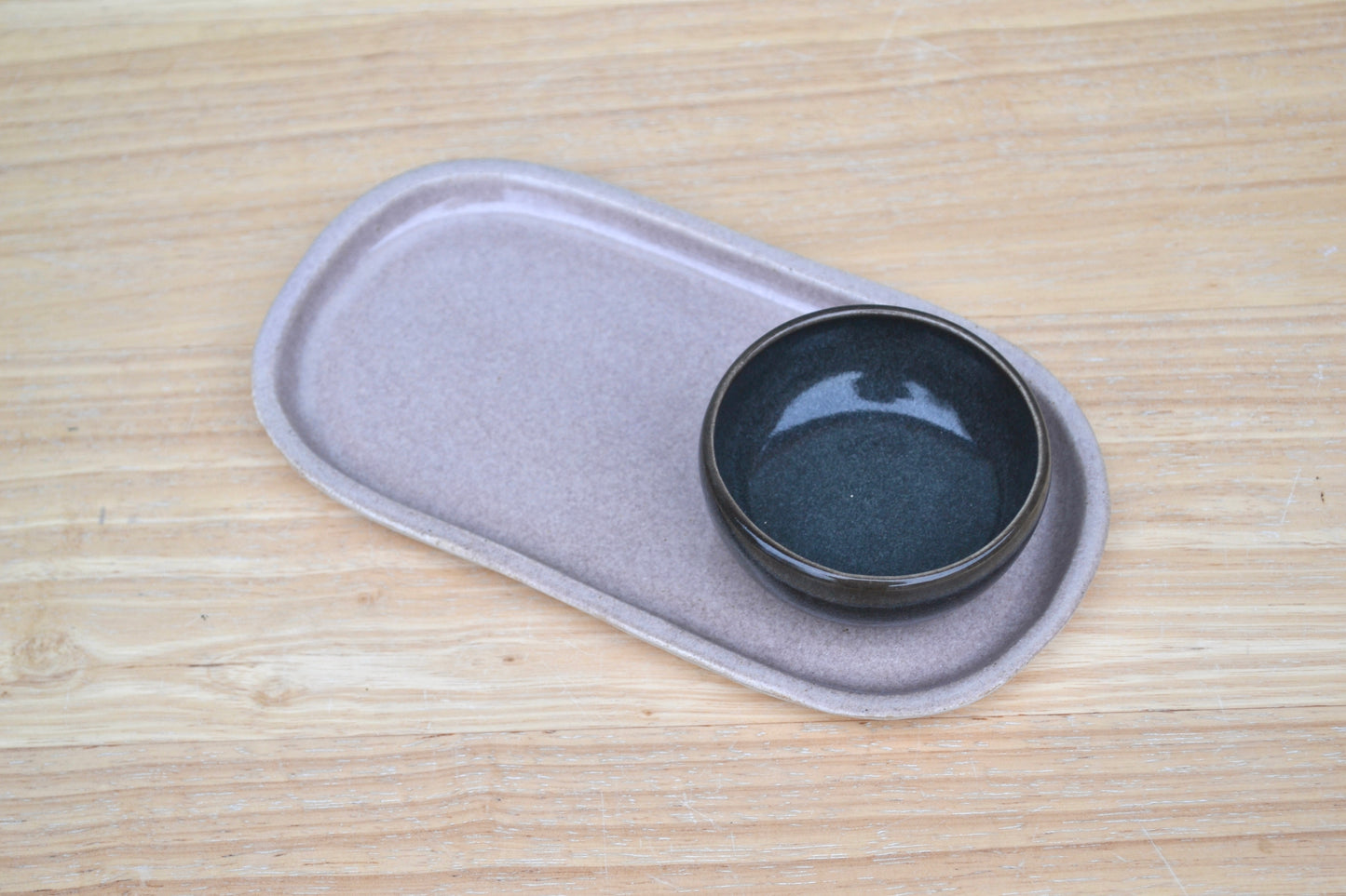 Oval Plate and Bowl Gift Set