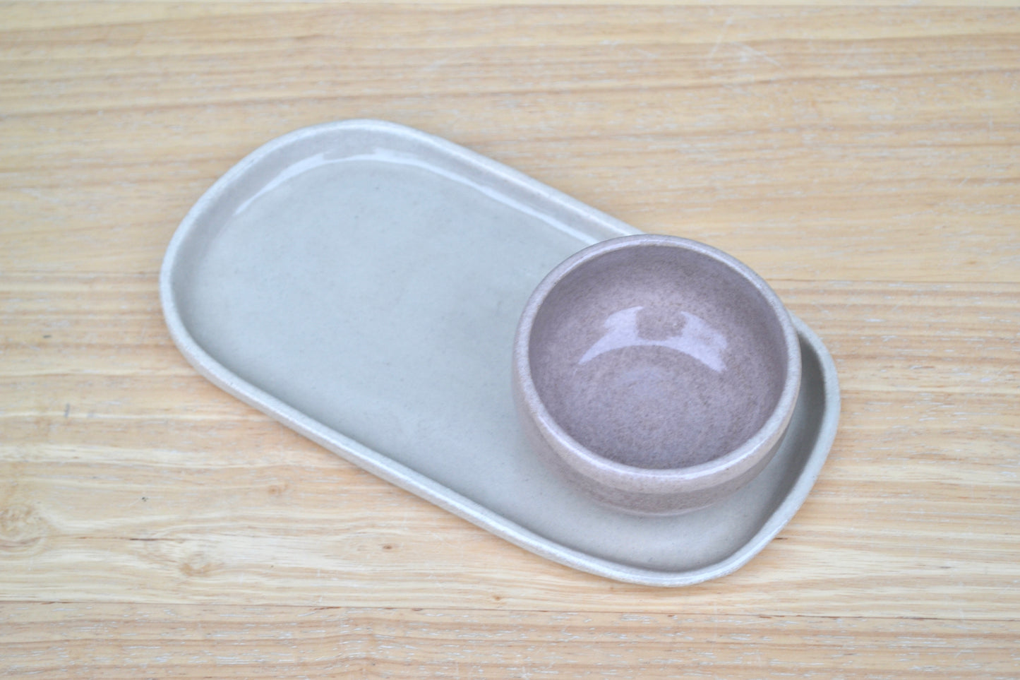 Oval Plate and Bowl Gift Set