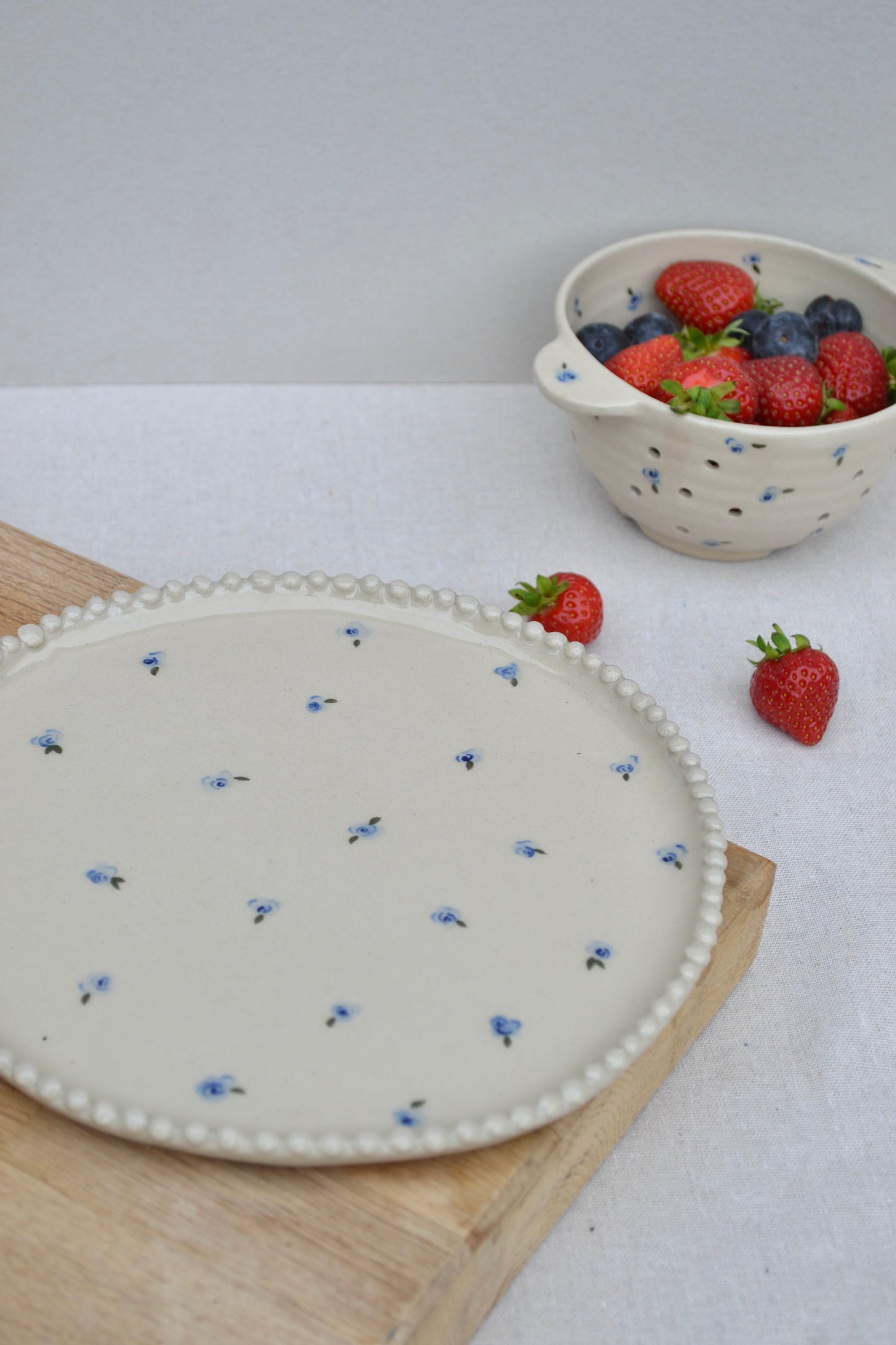 Dinner Plate- Blue Floral